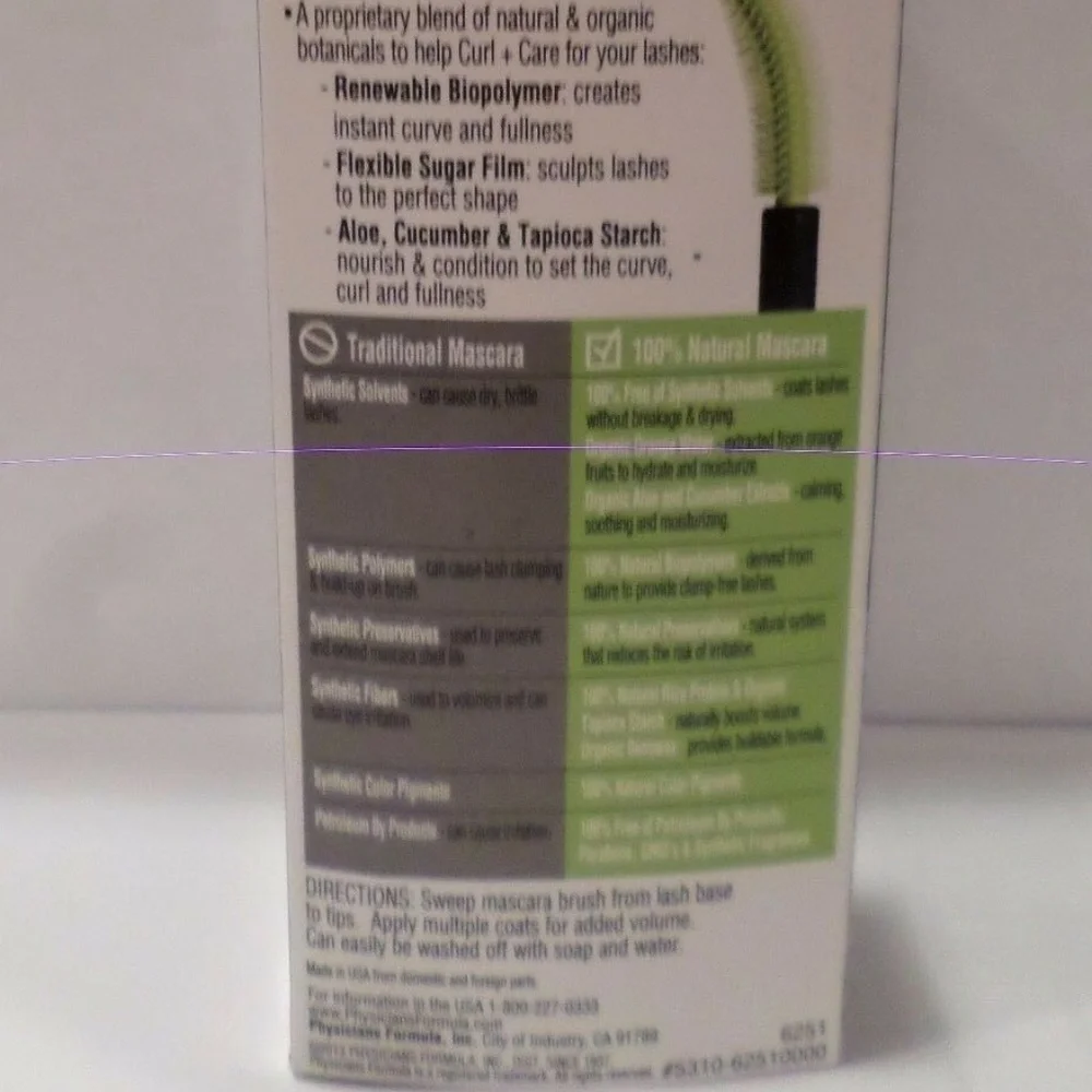 2 Organic Wear CC Curl + Care Mascara Black 6251
